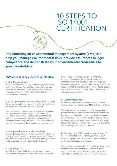 Iso 14001 aspect definition