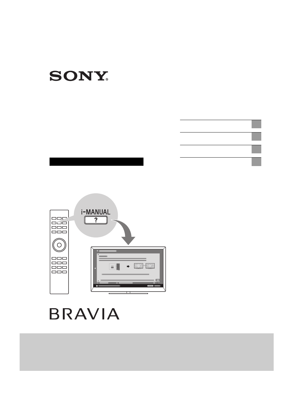 Free Sony Tv Owner Manual